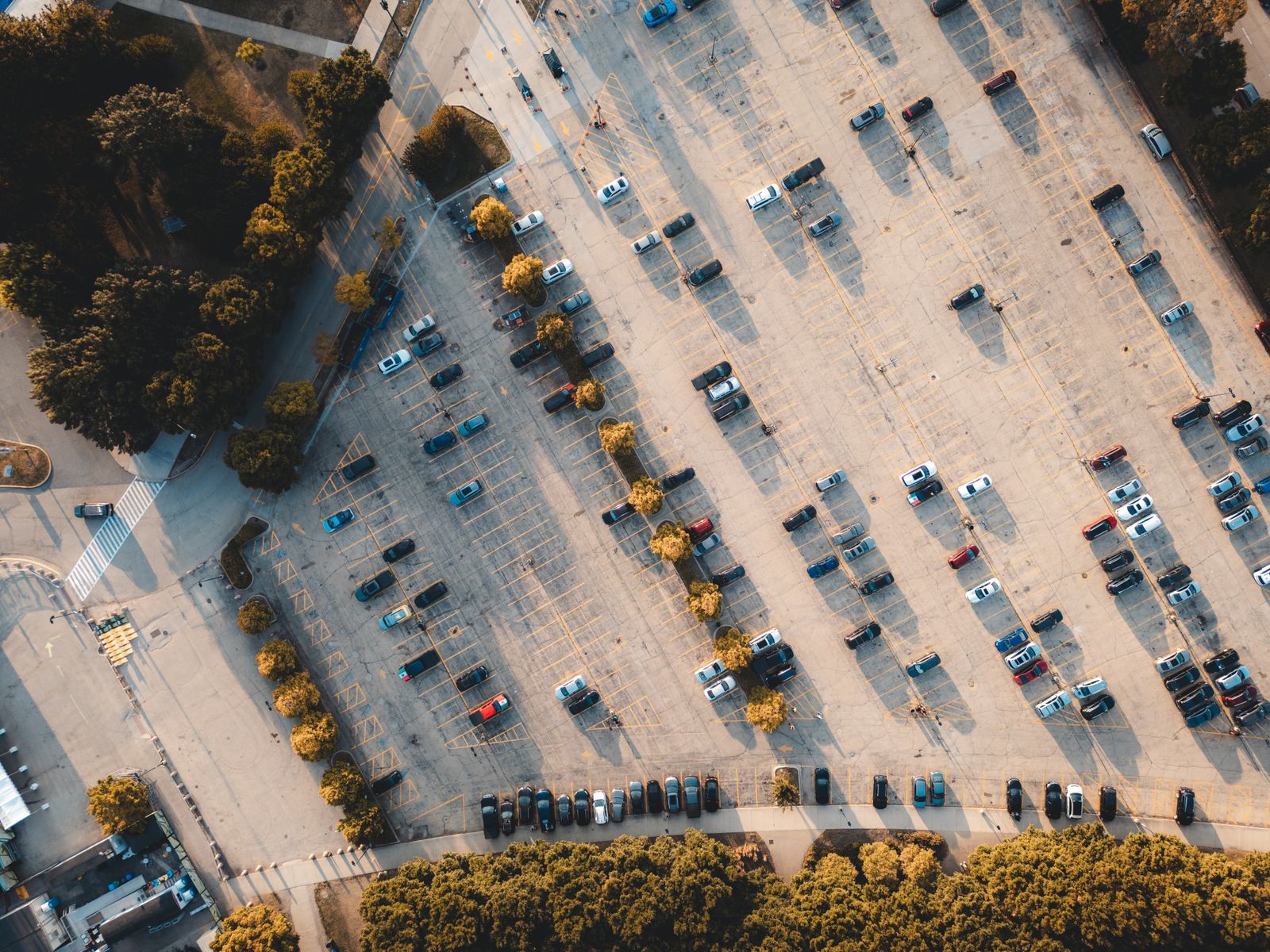 Church parking lot